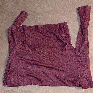 Maroon long sleeve